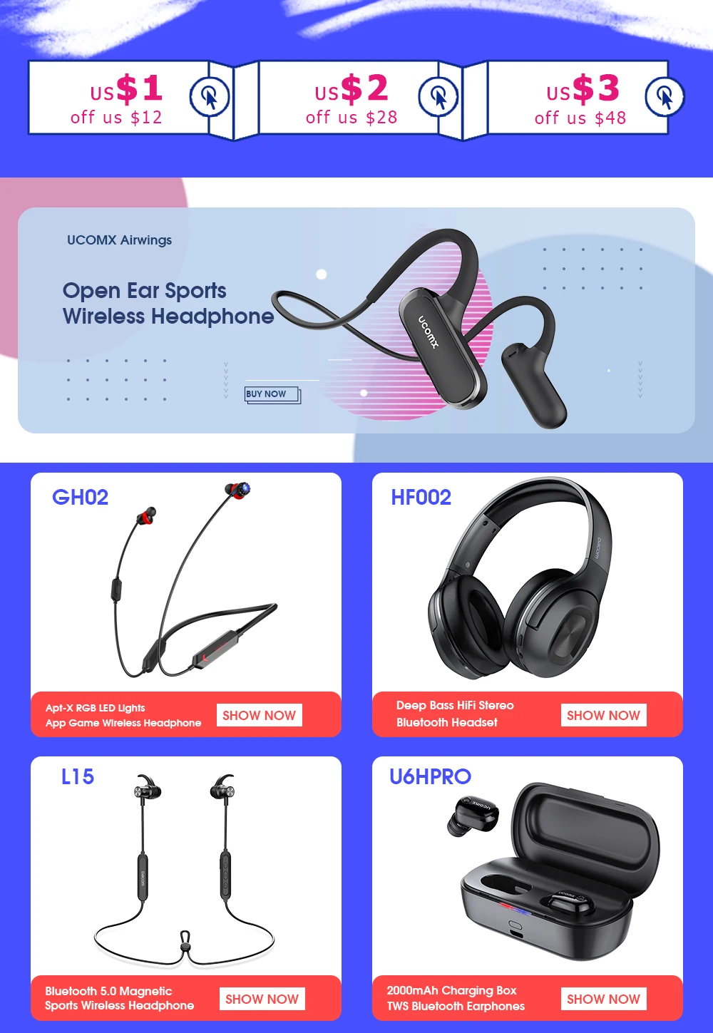 DACOM L05 беспроводные наушники Бас Звук Спорт Bluetooth наушники IPX7 водонепроницаемый стерео Беспроводная гарнитура для iPhone samsung LG