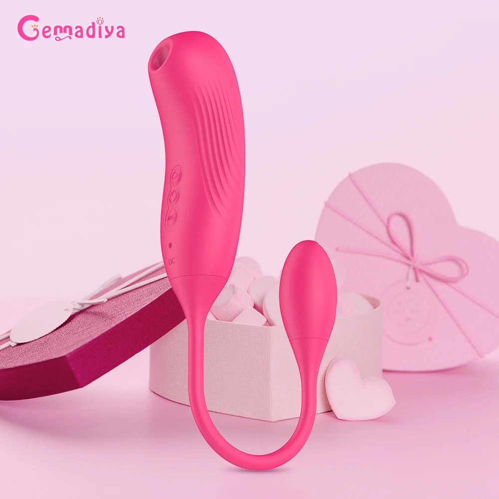 

Clitoris Sucking Vibrator for Woman Nipple Clit Vibrators 2in1 Masturbation Massager Sucker Fidget Sex Toys for Females Pussy
