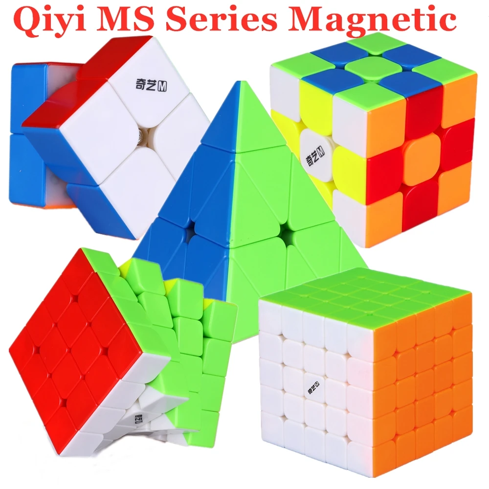 Магнитный скоростной куб Qiyi серии MS 2x2x2 3x3x3 4x4x4 5x5x 5 магический 2x2 3x3