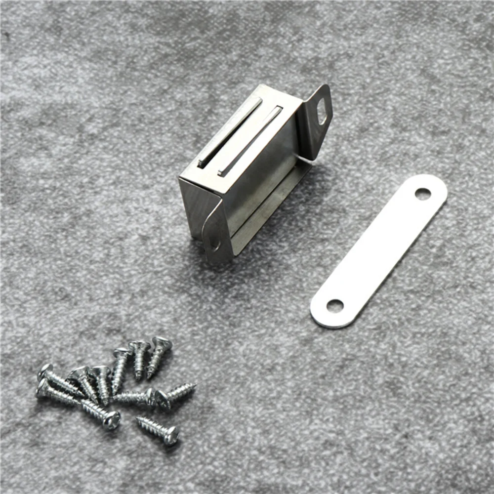 

5pcs Cabinet Door Strong Magnetic Stainless Steel Cabinet Door Magnetic Suction Closet Magnet Door Suction Bead Buckles