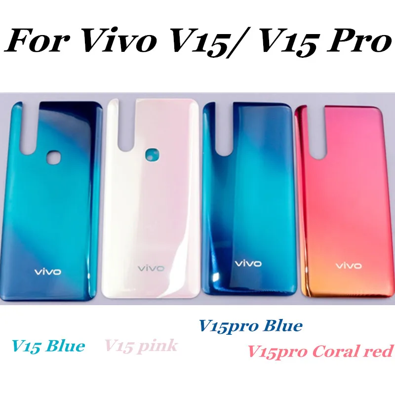 Заднее стекло для Vivo v15 pro задняя крышка батарейного отсека Pro Задняя стеклянная