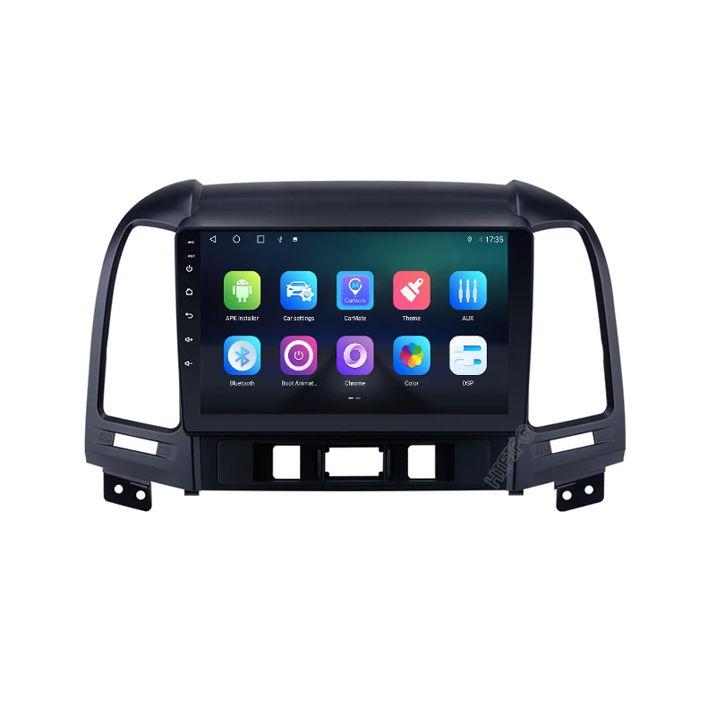 Автомагнитола IPS Android 10 2 ГБ + 32 DSP мультимедийный видеоплеер для Hyundai Santa Fe 2006 2012 GPS