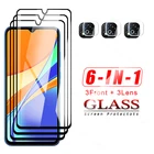 Стекло с полным покрытием для Xiaomi Redmi 9 9A 9T 9C NFC, пленка для объектива камеры, Защитная пленка для экрана Redmi Note 9 Pro Max 9S 9T, закаленное стекло