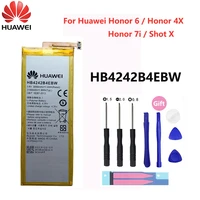 hua wei 100 original battery hb4242b4ebw for huawei honor 6 honor 4x honor 7i shot x shotx replacement phone 3000mah