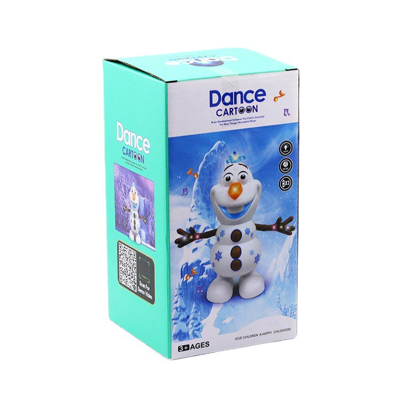

Disney Frozen 2 Robots Snowman Action figures Olaf Electric Toys Dance Moves Light Music Cartoon Plastic Toy Boys Girls Gifts