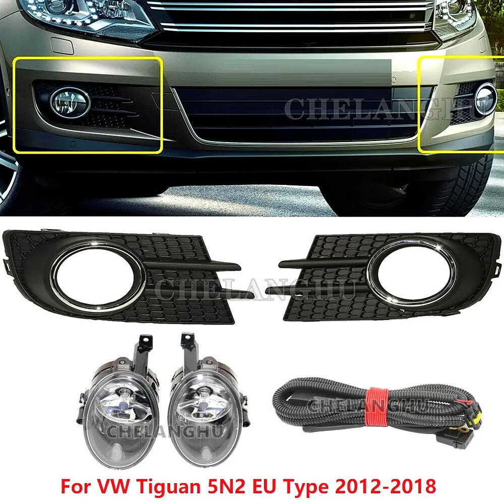 Автомобильный светильник для VW Tiguan 2012 2013 2014 2015 автомобильный Стайлинг передний