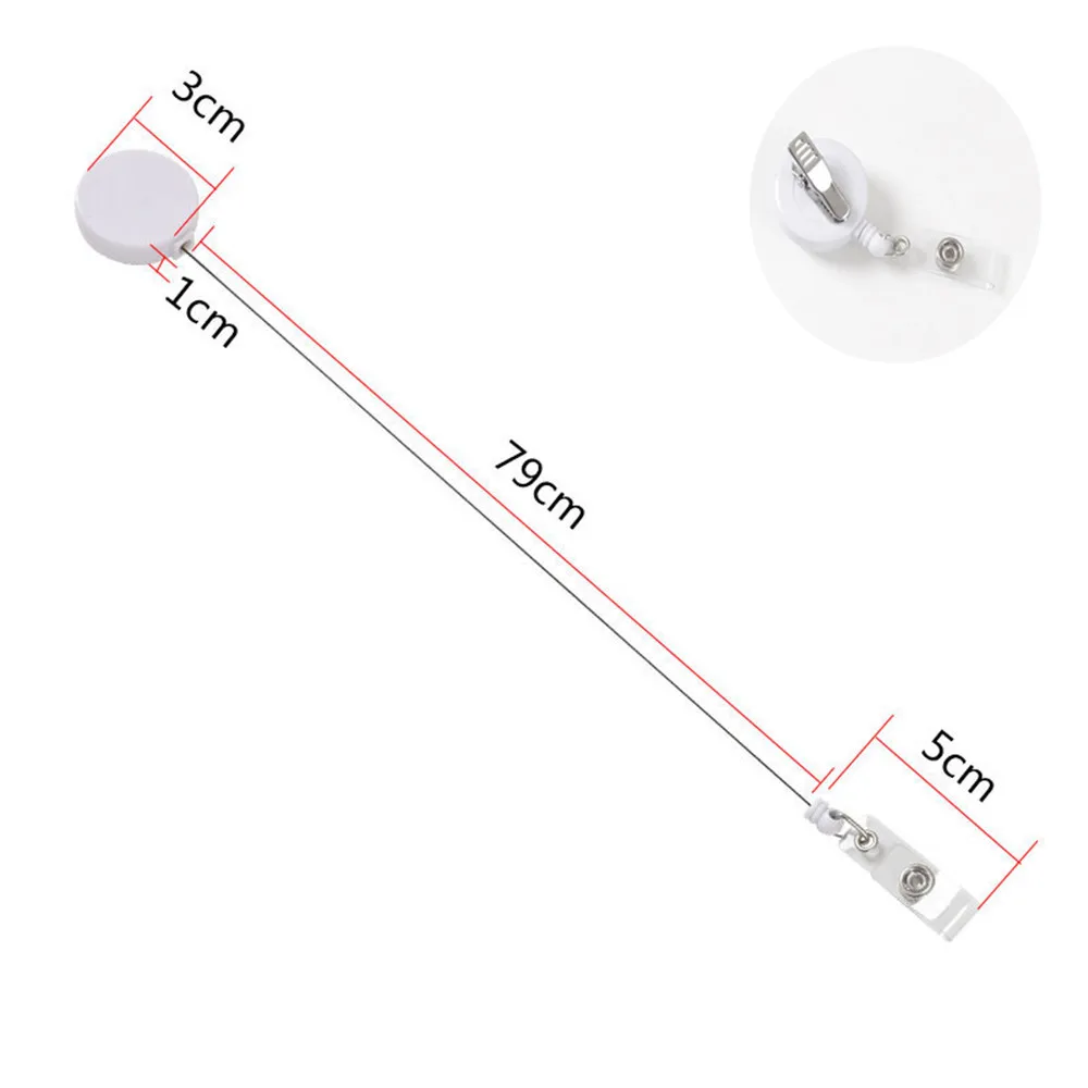 Новый дизайн цельнокроеное платье выдвижной значок медсестры катушка клип для
