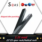 Цилиндрическая зубчатая рейка CNC 1.25Mod 22x25 1400 мм 670 мм зубчатая рейкаЦилиндрическая зубчатая передача CNC молния Бесплатная доставка и быстрая доставка