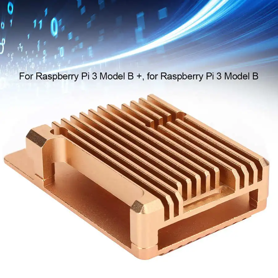 Защитный корпус для Raspberry Pi3 Model 2b/3b теплоотвод алюминиевый сплав чехол