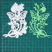 leafbutterfly lace edge frame metal cutting dies stencils for diy scrapbooking decorative embossing handcraft die cut template