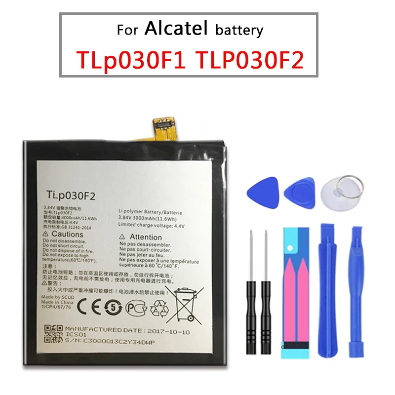 Для Alcatel One Touch Idol 4S OT 6070 6070K 6070O 3000 мАч литий полимерный аккумулятор TLp030F1
