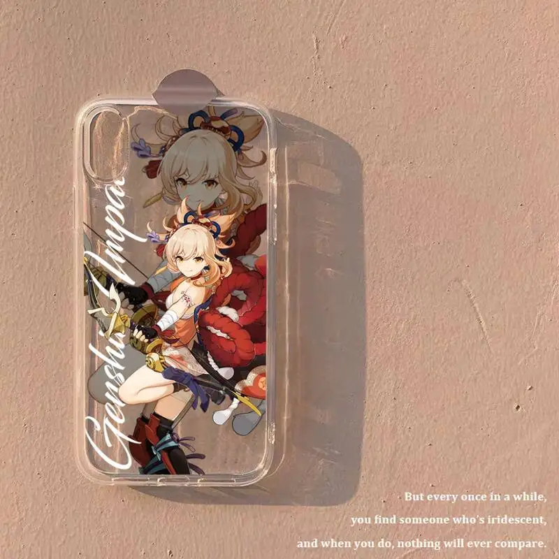 

Genshin Impact Yoimiya Phone Case for iPhone 8 7 6 6S Plus X XS MAX 5 5S SE XR 11 12 13 pro max mini
