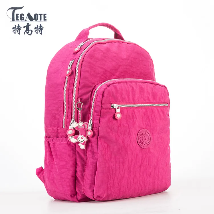 TEGAOTE, женский рюкзак для девочек-подростков, нейлоновые рюкзаки, Mochila Feminina, женский рюкзак для путешествий, школьный рюкзак, Sac A Dos - Цвет: 5