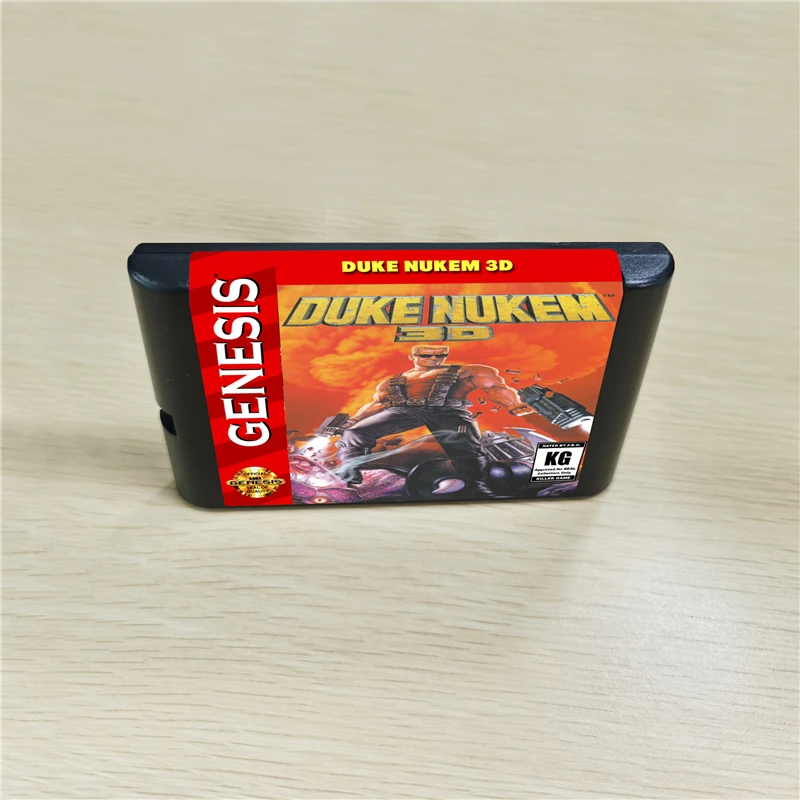 Игровой картридж Duke Nukem 3D - 16 бит MD для консоли MegaDrive Genesis | Электроника