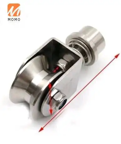 

58*30*118 mm with spring rotatable circulating door revolving door swing V U groove sliding gate castor roller wheel
