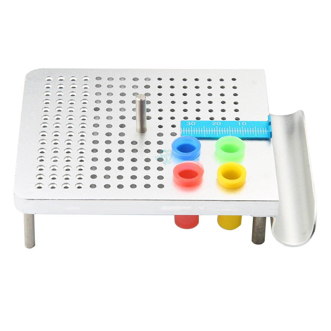 1 шт. держатель для зубных боксов с линейкой|Модель зубов орто-металлическим