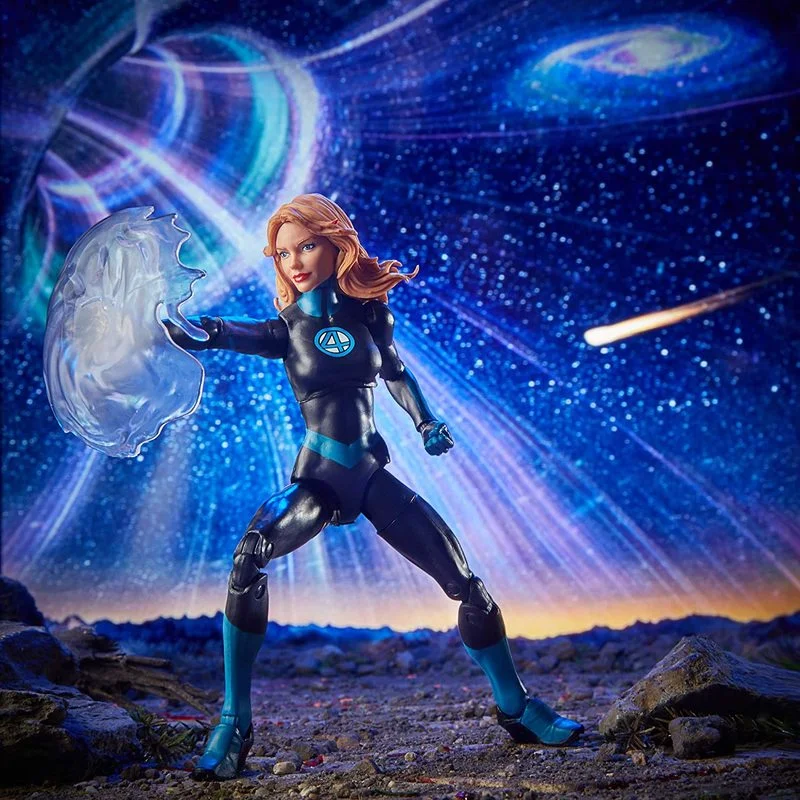 

No Assembly Marvel Legends Invisible Woman 14CM PVC Action Figurine Collectible Model Toys Energy Shield