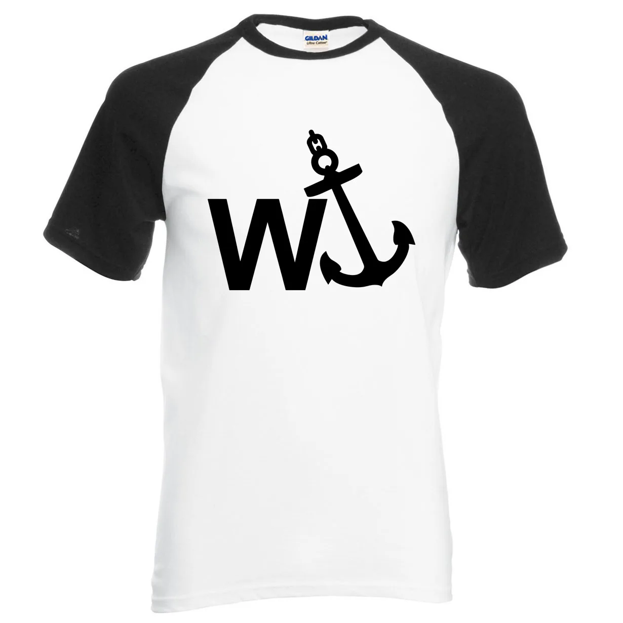 W'Anker Смешные якорь грубой комедии Мужская футболка 2020 летняя спортивная одежда