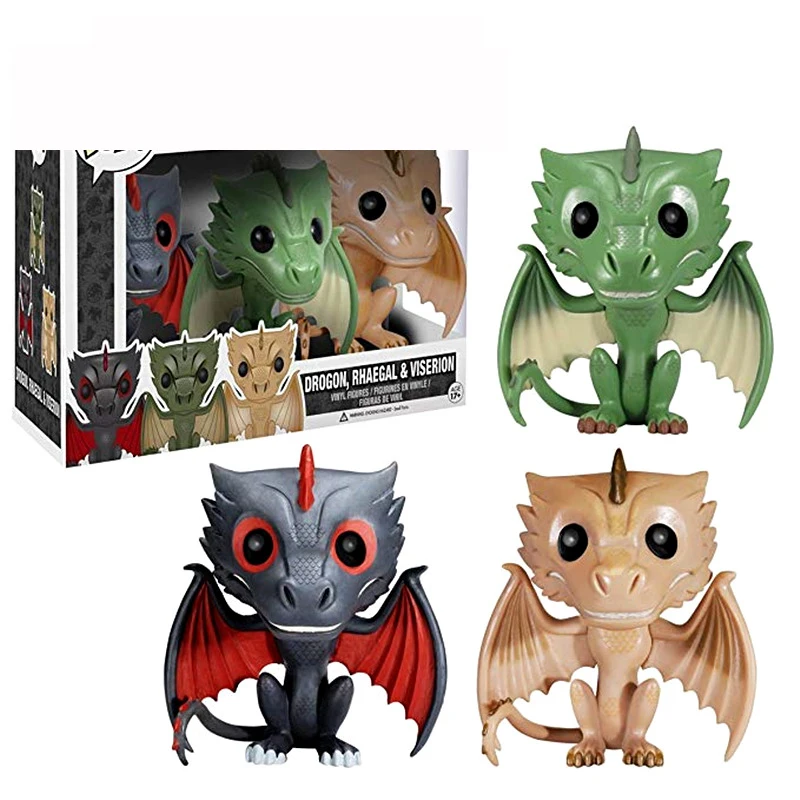 Игра престолов RHAEGAL VISERION DROGON фигурки 10 см лимитированная Коллекция модели