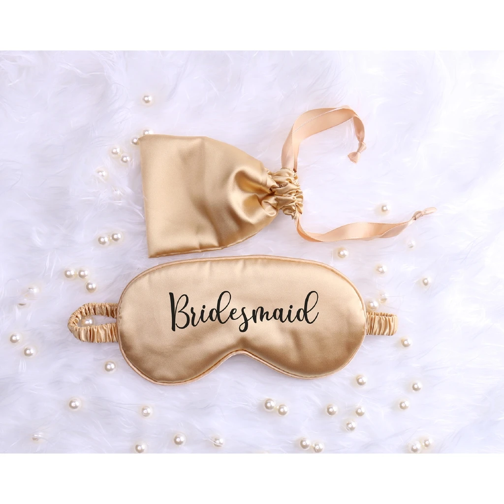 Маски для глаз сна персональный текст Ваше Имя Монограмма розовый черный