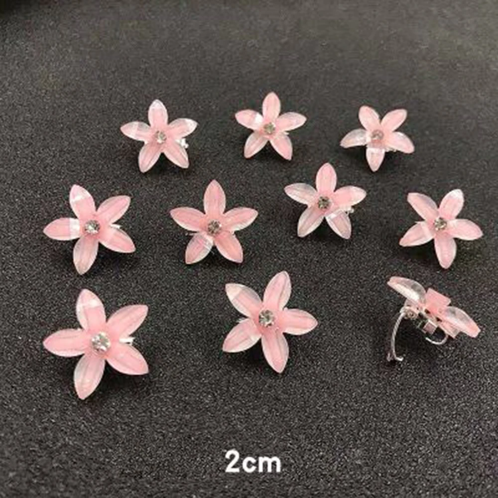 

Clips Claws Women Shiny Hair Ornaments Wedding Accessories Crystal Rhinestone Flower Hair Clips Barrettes Hair Aaccessories