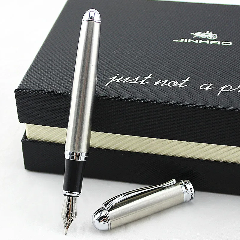 Ручка перьевая Jinhao X750 из нержавеющей стали роскошная ручка с чернильным