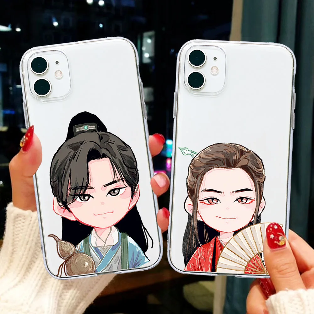 

Hot Word of Honor TV Shan He Ling Cartoon Cute Phone Case For iPhone 12 11 Pro Max 8 7 6 6S Plus 5 5S SE2020 XR X XS Max Coque