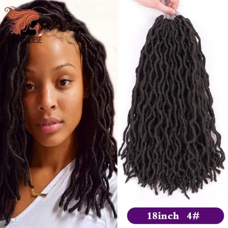 12/18 дюймов crochte косы короткие Faux locs Curly мягких волос синтетические волосы для оплетки удлинитель накладки из натуральных волос для любого Для женщин
