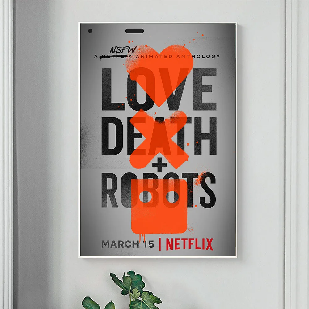 Постер для ТВ сериала Love Death And Robot Hd печать холст картина украшение гостиной и
