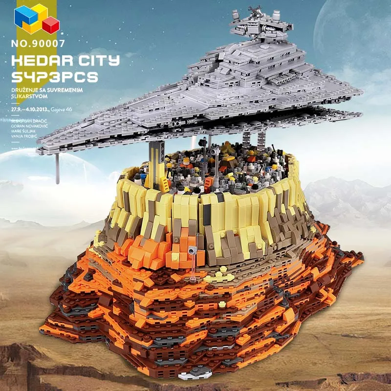 Конструктор Yeshin 05027 MOC Star Plan игрушки разрушитель круизный лайнер кирпичи Империя