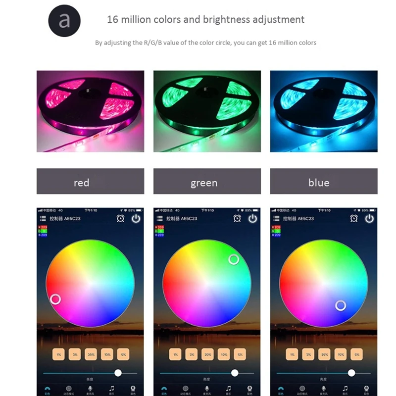 Горячая светильник полосы Управление Wifi умный светодиодный С дистанционным
