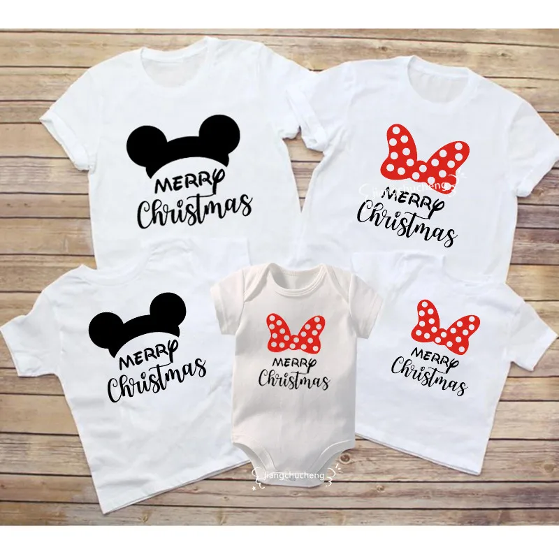 Веселая Рождественская семейная футболка с надписью &quotMerry Christmas&quot &quotпапа&quot