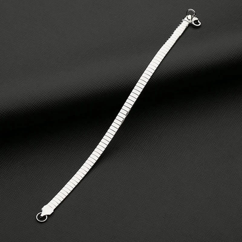 Женские браслеты из нержавеющей стали браслет с подвесками простая цепочка на