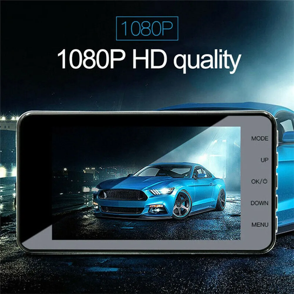 

1080P 6 Pcs 12MP Dash Cam Video Recorder 2A 4\" 5V Front And Rear Camera