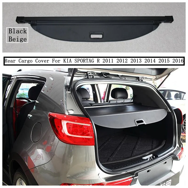 

Rear Cargo Cover For KIA SPORTAG R 2011 2012 2013 2014 2015 2016 Privacy Trunk Screen Security Shield Shade Auto Accessories