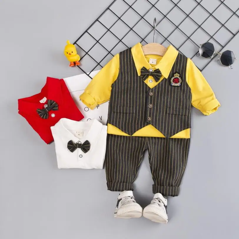 Одежда для маленьких мальчиков одежда мужской костюм официальная