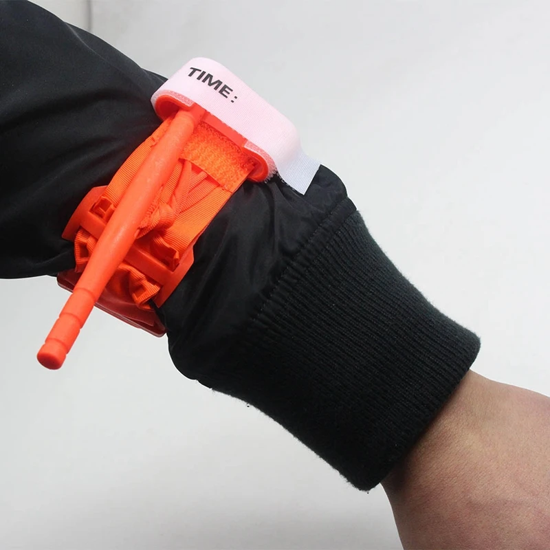 

Outdoor Hiking Portable First Aid Quick Slow Release Buckle One Hand Emergency Tourniquet Strap