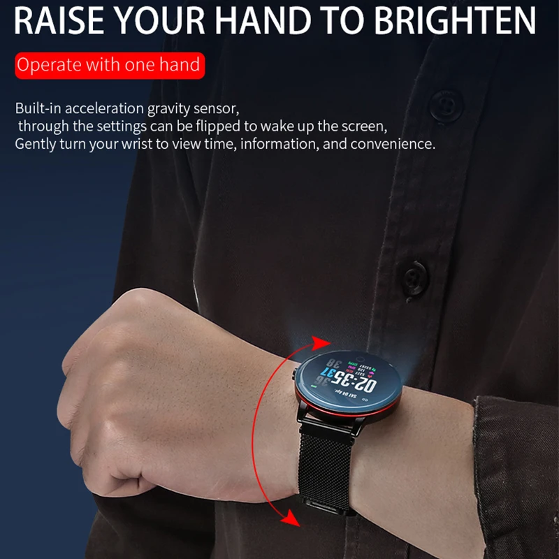 Geekbes WR14 Смарт часы 1 3 &quotips цветной экран Smartwatch металлический корпус IP67 умный