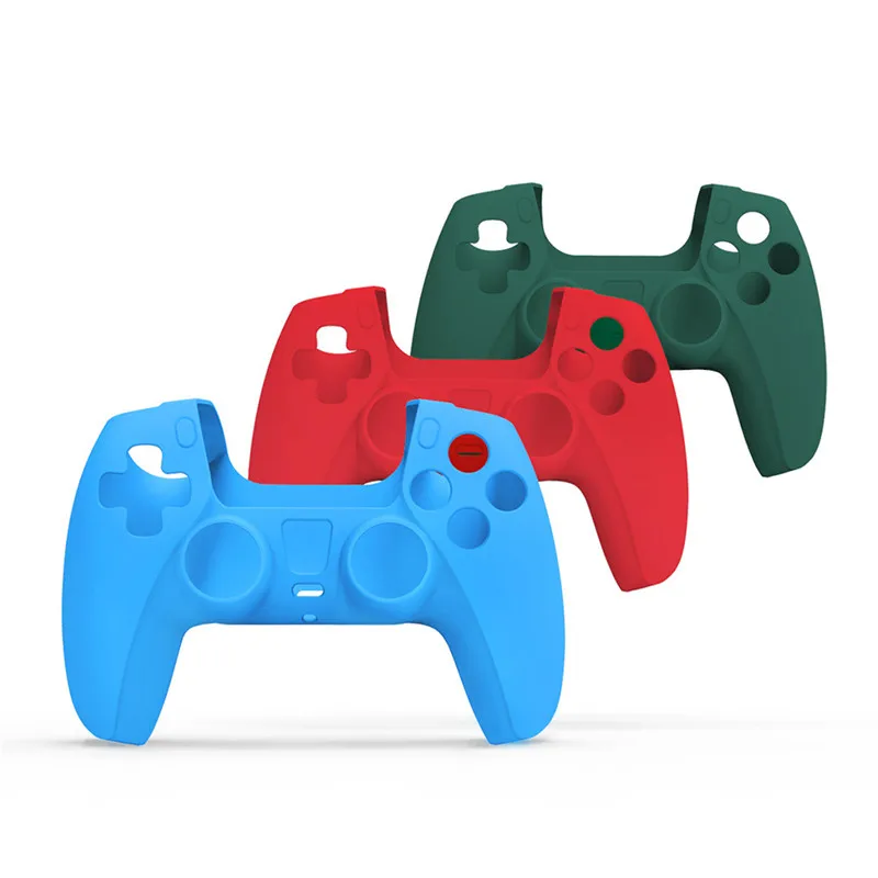 

Soft Silicone Gamepad Protective Case Cover Game Pad Joystick Case For SONY Playstation 5 PS5 Game Controller Skin Guard