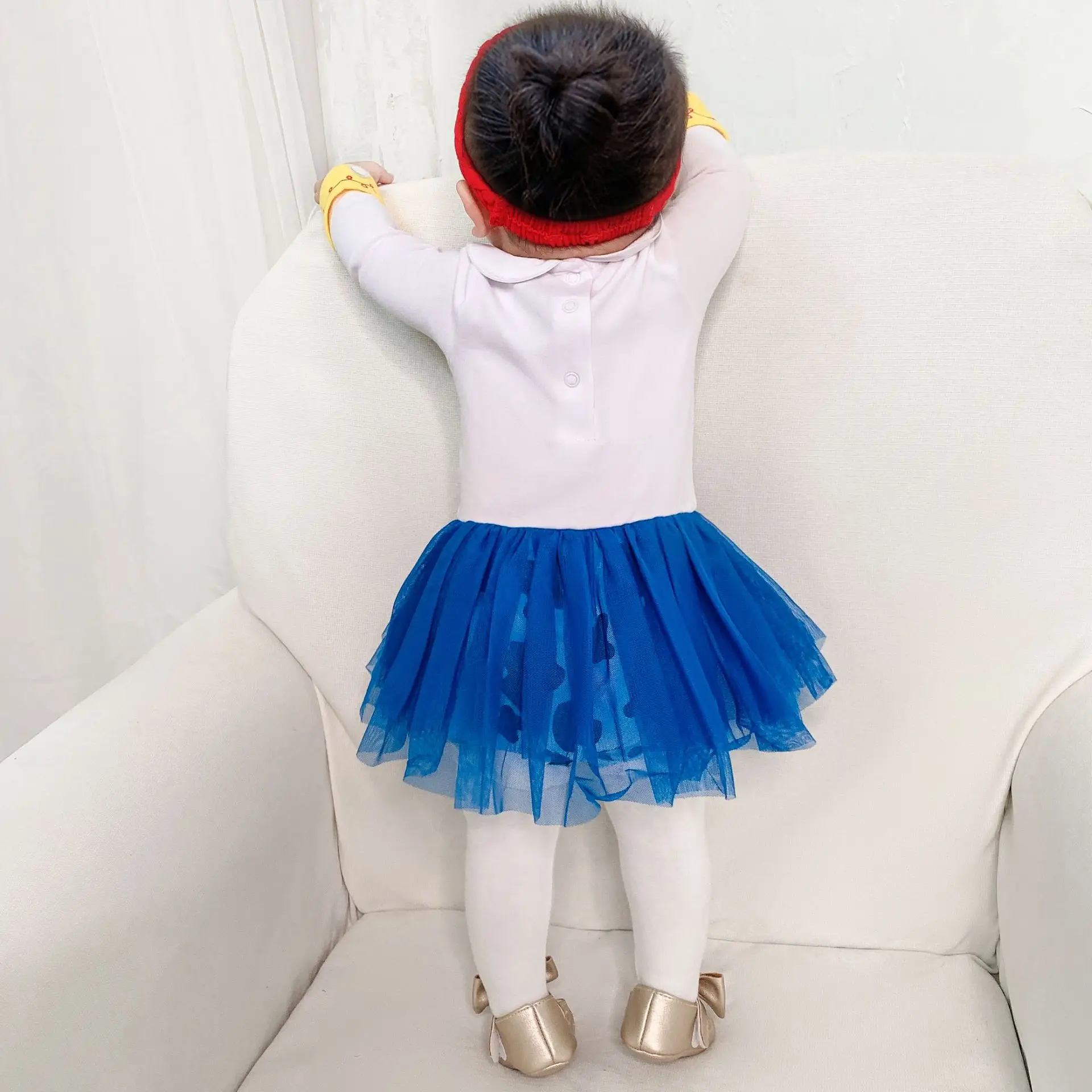 Костюм новорожденного ребенка Комбинезон для девочек Платья Платье малышей