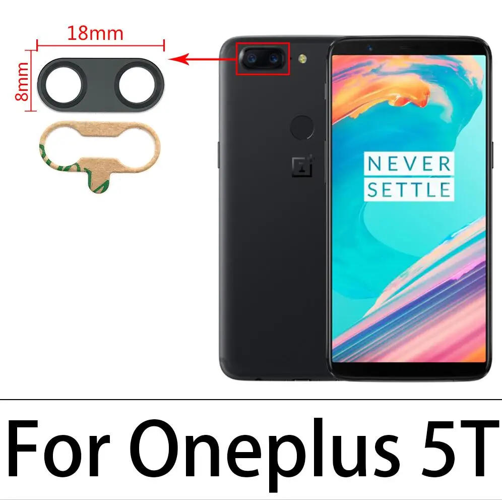 Стеклянный объектив для камеры Oneplus 9Pro 6 6T 7 7T 8 Pro 8T 5 5T 3 3T Nord N100 | Мобильные телефоны