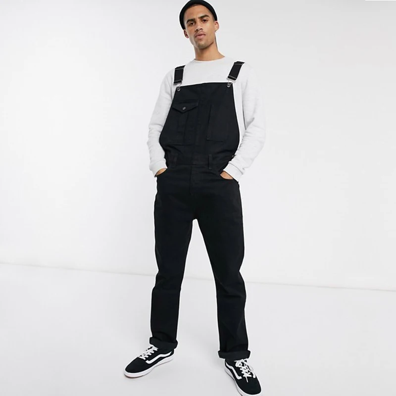 

Denim Pants Men Overalls Vintage Slim Fit Man's Clothing Homme Jumpsuit Pants Trousers 2021 New Male