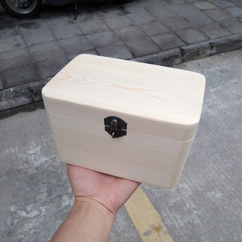Деревянная мини шкатулка для украшений деревянная Подарочная коробка колец на