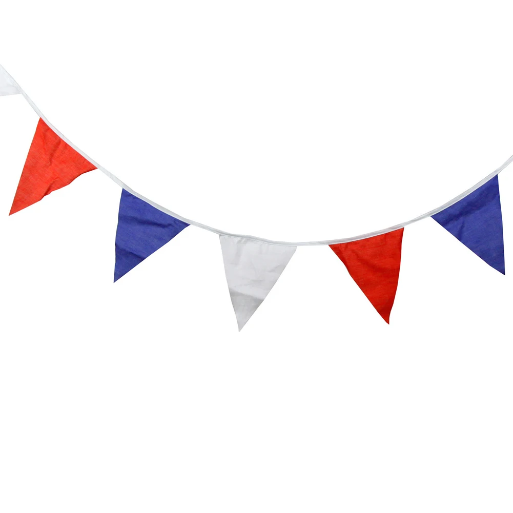 VE DAY Bunting красный белый синий треугольные 7 м 25 флаги для украшения 8TH MAY 75th C44 | Дом и