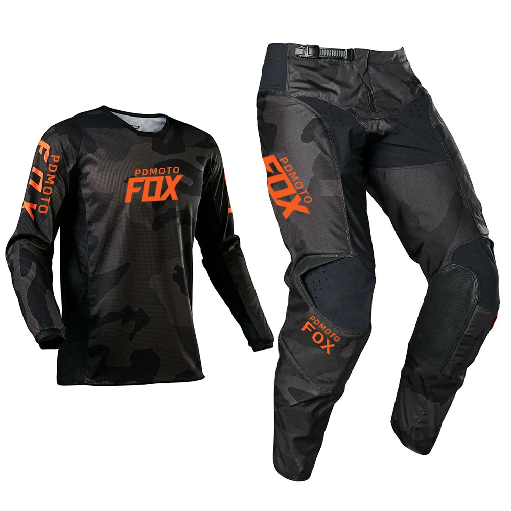 

2021 foxMotocross Jersey and Pants MX MTB ATV Downhill Combos Mountain Dirt Bike DH Racing Suits