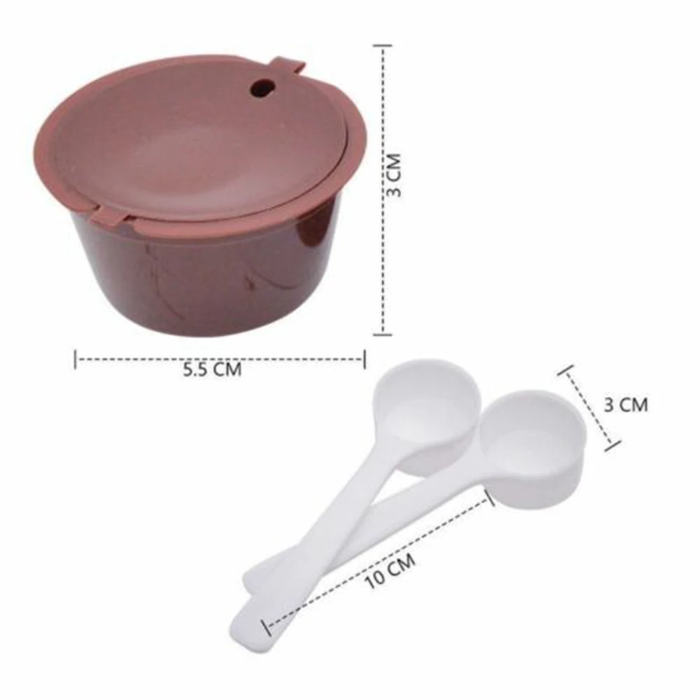 

Machines Coffee Capsules Kitchen Supplies Set Refillable Reusable Cups