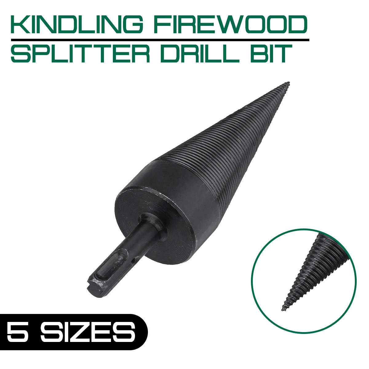 Спиральное сверло Kindling для древесины спиральное с Хвостовиком SDS ударной дрели 38