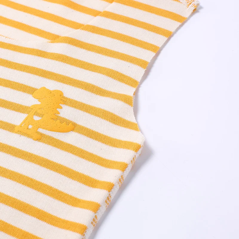 

2-10Y Kids Boys Vests T-shirts Children Summer Vest Top Outfit Kid Girls Striped Tops Clothes Cotton Tees Sleeveless Traceless
