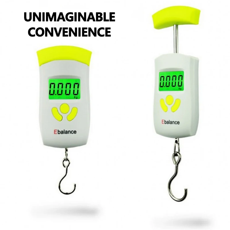 

50kg-10g Digital Scale Portable Hook Scale Scale Mini Electronic Hanging Scales For Fishing Weighting Steelyard bascula cocina
