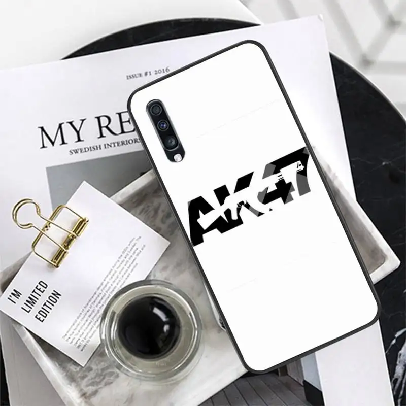 

AK47 Gun with roses Phone Case Tempered Glass For XiaoMi 8SE 6 8lite MIX2S Note 3 Redmi Note 7 5 4 Redmi 6A 5Plus 4X